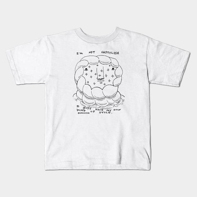 Unstylish Kids T-Shirt by New Face Every Day